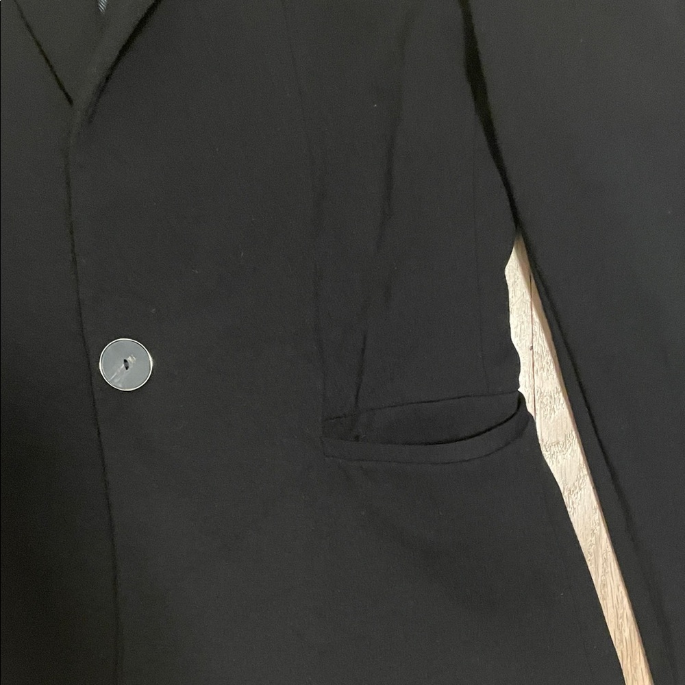 Zara Basic Black Tailored Jacket - image 3